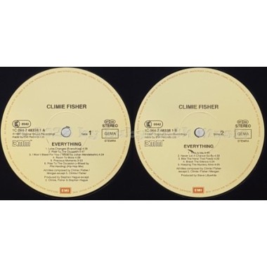 Climie Fisher - Everything • 12" Vinyl LP • EX - Labyrinth Music