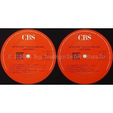 Cock Robin - After Here Through Midland • 12" Vinyl LP • EX - Labyrinth Music