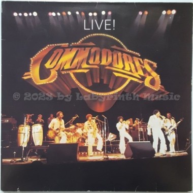 Commodores - Live • 12" Vinyl LP - Labyrinth Music