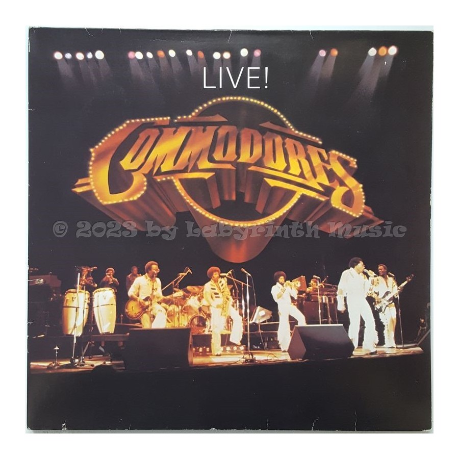 Commodores - Live • 12" Vinyl LP - Labyrinth Music
