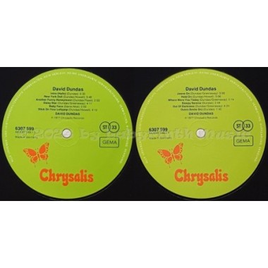David Dundas - David Dundas • 12" Vinyl LP • EX - Labyrinth Music