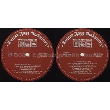 Doktor Jazz Ambulanz - Hot Jazz • 12" Vinyl LP • EX - Labyrinth Music