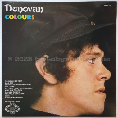 Donovan - Colours • 12" Vinyl LP • EX - Labyrinth Music