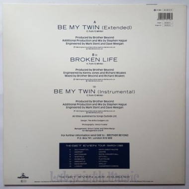 Brother Beyond - Be My Twin • 12" Vinyl Maxi • MINT - Labyrinth Music