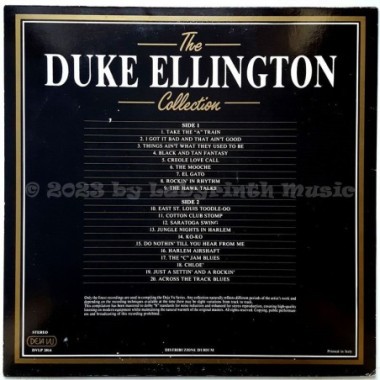 Duke Ellington - The Duke Ellington Collection • 12" Vinyl LP • EX - Labyrinth Music