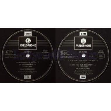 Brother Beyond - Can You Keep A Secret? • 12" Vinyl Maxi • MINT - Labyrinth Music
