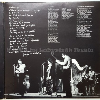 Georges Moustaki - Bobino 70 • 12" Vinyl LP - Labyrinth Music