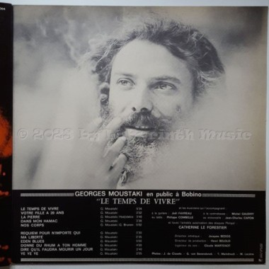 Georges Moustaki - Bobino 70 • 12" Vinyl LP - Labyrinth Music