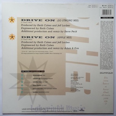 Brother Beyond - Drive On • 12" Vinyl Maxi • MINT - Labyrinth Music