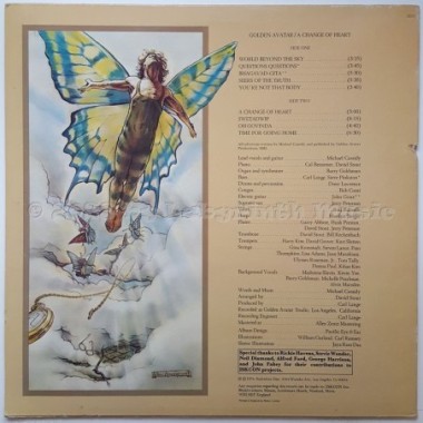 Golden Avatar - A Change Of Heart • 12" Vinyl LP • EX - Labyrinth Music