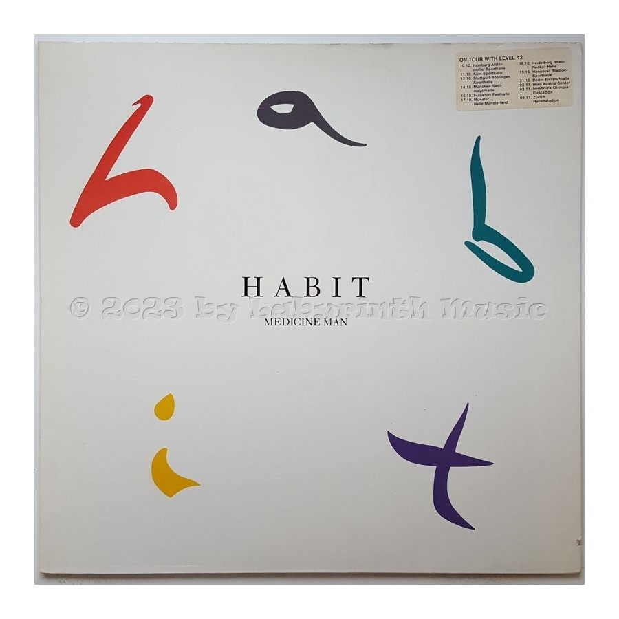 Habit - Medicine Man • 12" Vinyl LP • MINT - Labyrinth Music