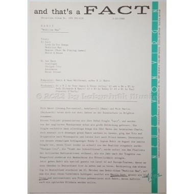 Habit - Medicine Man • 12" Vinyl LP • MINT - Labyrinth Music