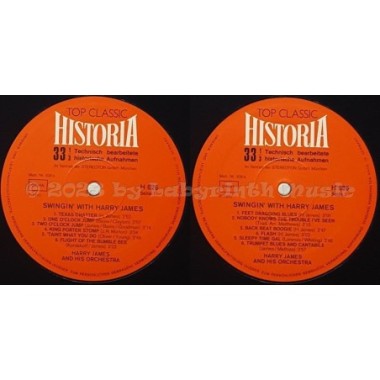 Harry James And His Orchestra - Swinging With Harry James • 12" Vinyl LP • NM - Labyrinth Music