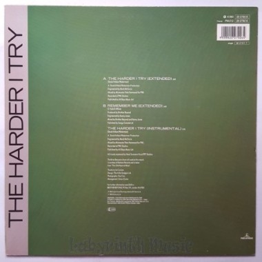 Brother Beyond - The Harder I Try • 12" Vinyl Maxi - Labyrinth Music