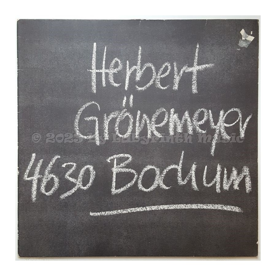Herbert Grönemeyer - 4630 Bochum • 12" Vinyl LP - Labyrinth Music