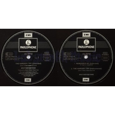 Brother Beyond - The Harder I Try • 12" Vinyl Maxi - Labyrinth Music