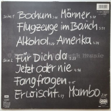 Herbert Grönemeyer - 4630 Bochum • 12" Vinyl LP - Labyrinth Music