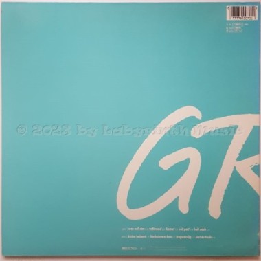 Herbert Grönemeyer - Ö • 12" Vinyl LP - Labyrinth Music