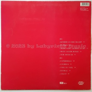 Herbert Grönemeyer - Sprünge • 12" Vinyl LP - Labyrinth Music