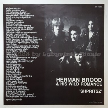 Herman Brood & His Wild Romance - Shpritsz • 12" Vinyl LP • NM - Labyrinth Music
