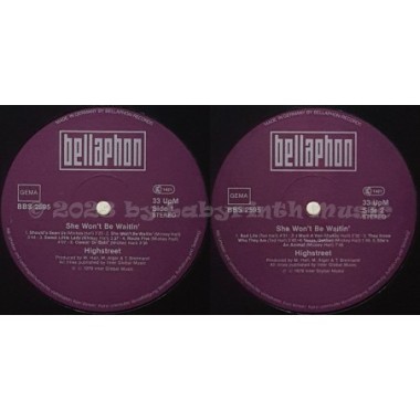 Highstreet - She Won't Be Waitin' • 12" Vinyl LP - Labyrinth Music