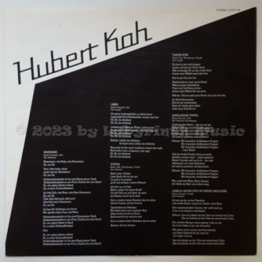 Hubert Kah - Meine Höhepunkte • 12" Vinyl LP • EX - Labyrinth Music