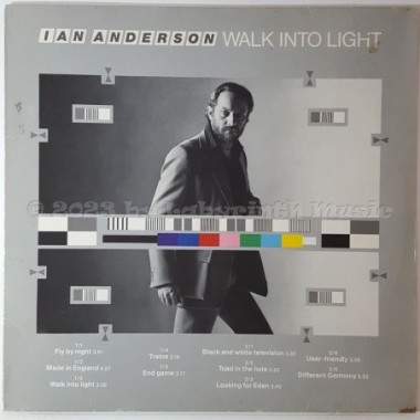 Ian Anderson - Walk Into Light • 12" Vinyl LP • EX - Labyrinth Music