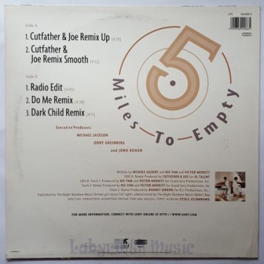 Brownstone - 5 Miles To Empty • 12" Vinyl Maxi • EX - Labyrinth Music