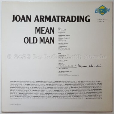 Joan Armatrading - Mean Old Man • 12" Vinyl LP • NM - Labyrinth Music