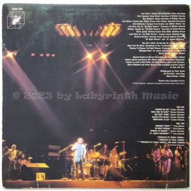 Joe Cocker - Something To Say • 12" Vinyl LP - Labyrinth Music