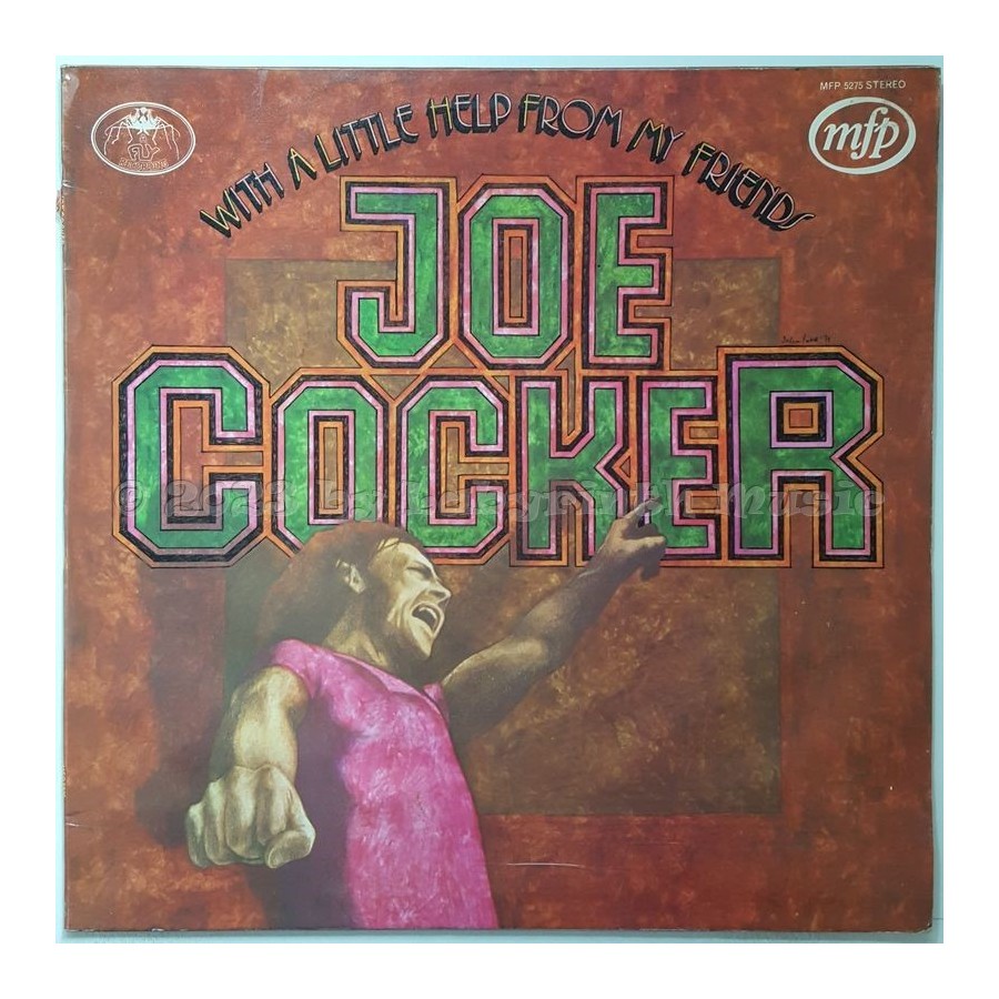 Joe Cocker - With A Little Help From My Friends • 12" Vinyl LP • EX - Labyrinth Music
