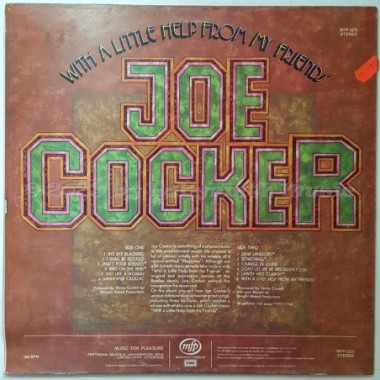 Joe Cocker - With A Little Help From My Friends • 12" Vinyl LP • EX - Labyrinth Music