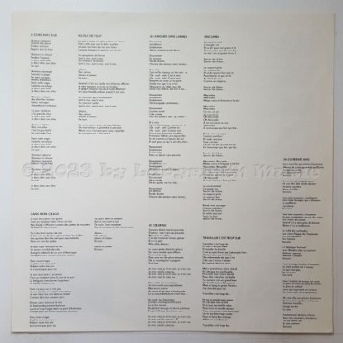 Julien Clerc - Jaloux • 12" Vinyl LP - Labyrinth Music