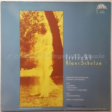 Klaus Schulze - Irrlicht • 12" Vinyl LP - Labyrinth Music