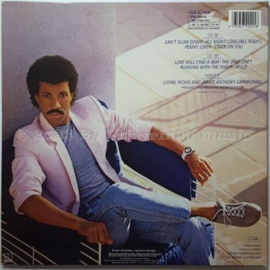 Lionel Richie - Can't Slow Down • 12" Vinyl LP • NM - Labyrinth Music