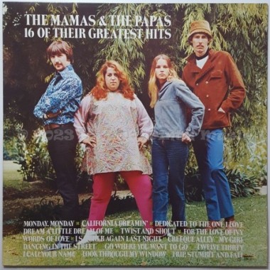 The Mamas & The Papas - 16 Of Their Greatest Hits • 12" Vinyl LP • NM - Labyrinth Music
