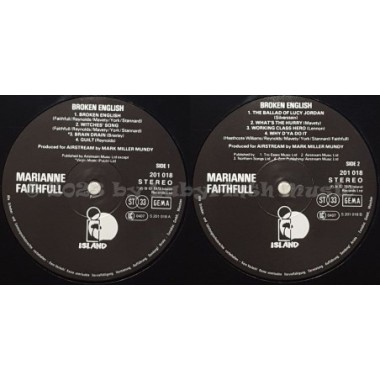 Marianne Faithfull - Broken English • 12" Vinyl LP • EX - Labyrinth Music