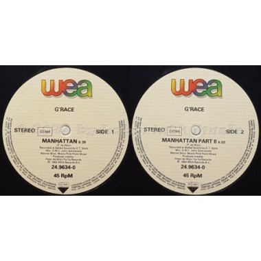 G'Race - Manhattan • 12" Vinyl Maxi • EX - Labyrinth Music