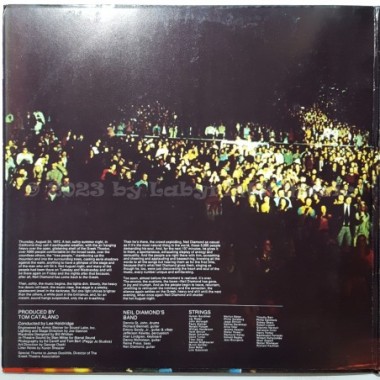 Neil Diamond - Hot August Night • 12" Vinyl LP • EX - Labyrinth Music