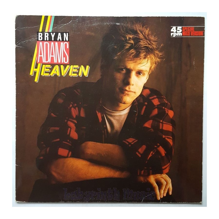 Bryan Adams - Heaven • 12" Vinyl Maxi • EX - Labyrinth Music