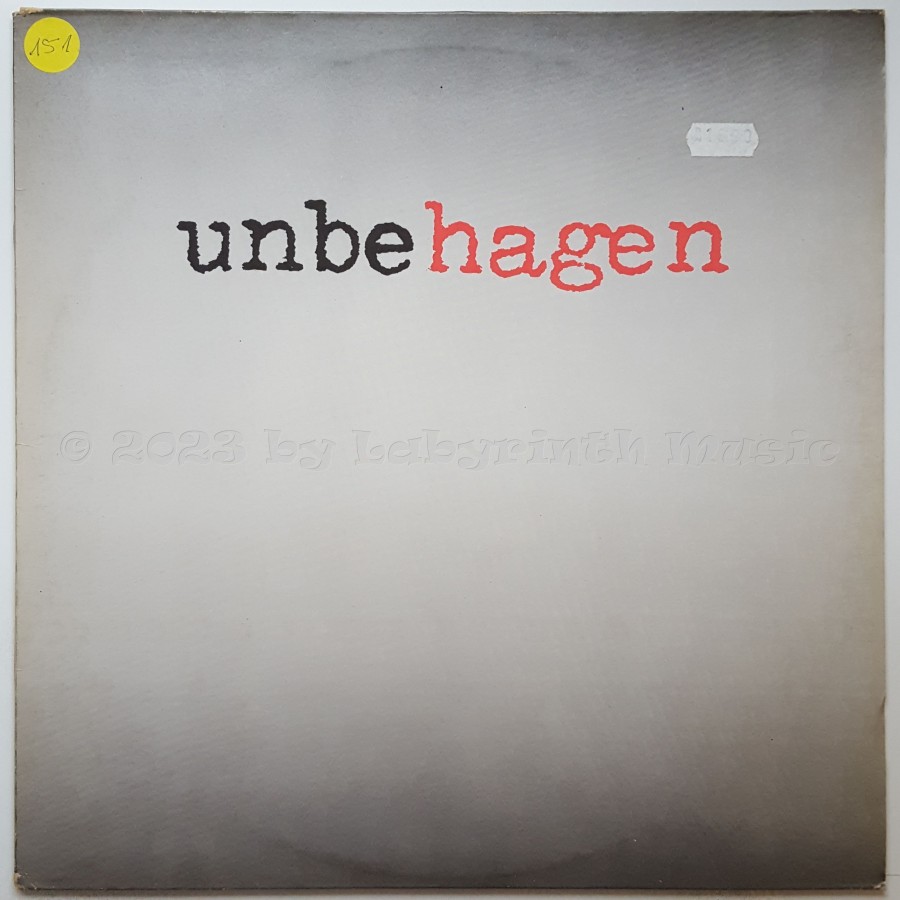 Nina Hagen Band - Unbehagen • 12" Vinyl LP • EX - Labyrinth Music
