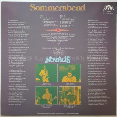 Novalis - Sommerabend • 12" Vinyl LP • EX - Labyrinth Music