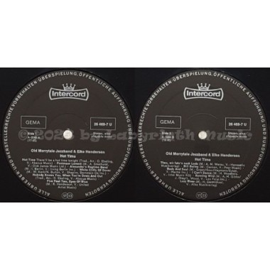 Old Merry Tale Jazzband & Elke Hendersen - Hot Time • 12" Vinyl LP • EX - Labyrinth Music