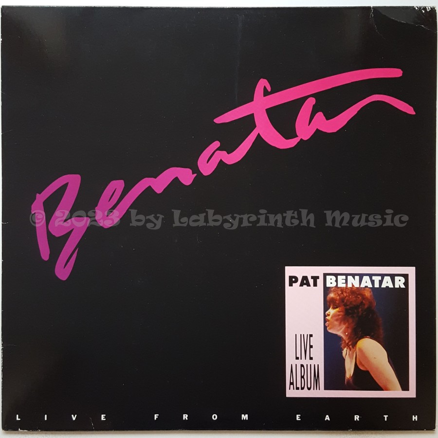 Pat Benatar - Live From Earth • 12" Vinyl LP • EX - Labyrinth Music