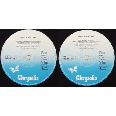Pat Benatar - Precious Time • 12" Vinyl LP • MINT - Labyrinth Music