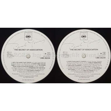 Paul Young - The Secret Of Association • 12" Vinyl LP • NM - Labyrinth Music