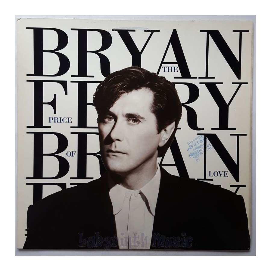 Bryan Ferry - The Price Of Love • 12" Vinyl Maxi • EX - Labyrinth Music