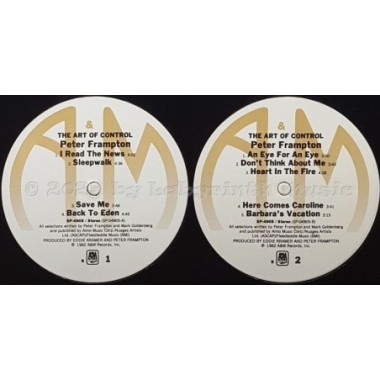 Peter Frampton - The Art Of Control • 12" Vinyl LP • MINT - Labyrinth Music