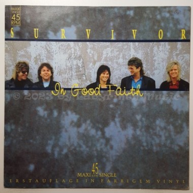 Survivor - In Good Faith • 12" Vinyl Maxi • EX - Labyrinth Music