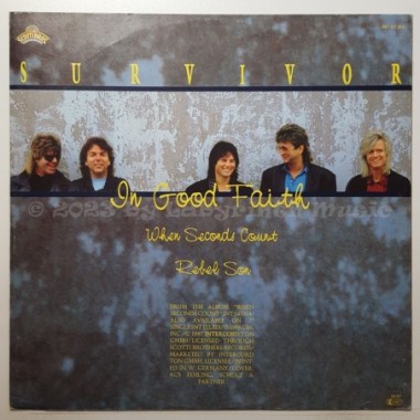 Survivor - In Good Faith • 12" Vinyl Maxi • EX - Labyrinth Music